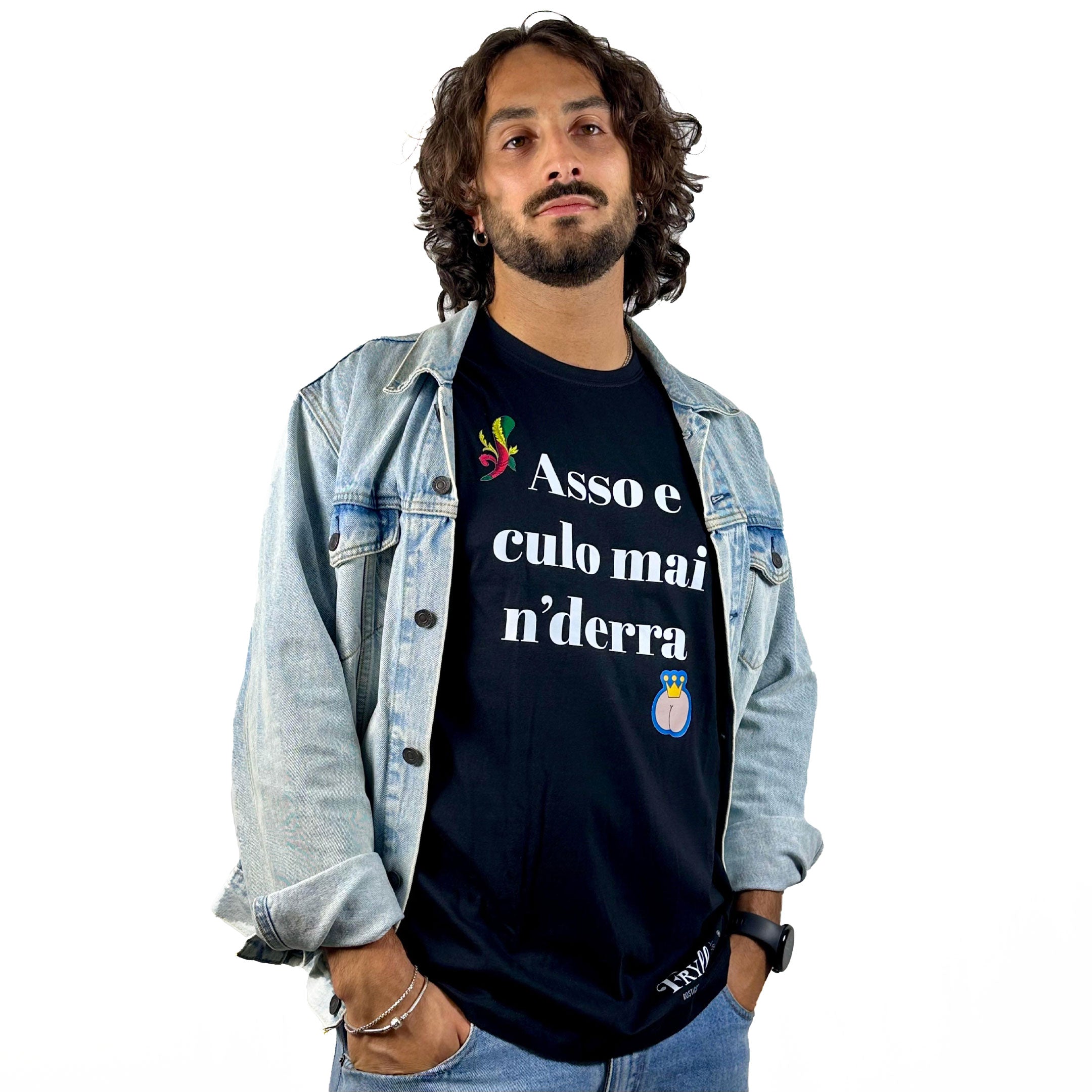 T Shirt - Asso e Culo mai n'derra