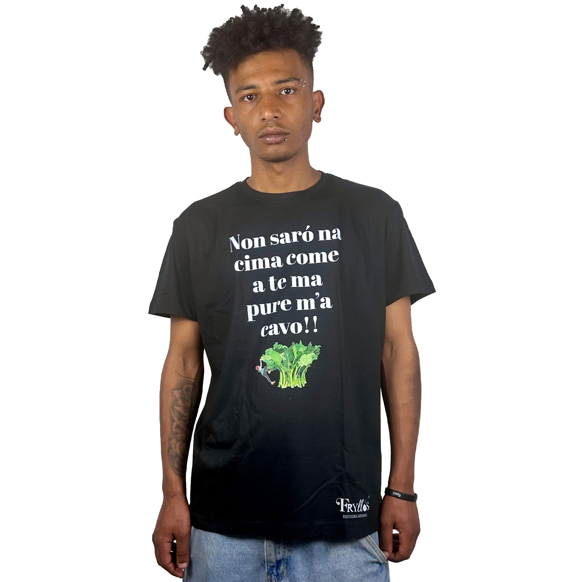 T Shirt - Non sarò na cima come a te ma pure m'a cavo!!
