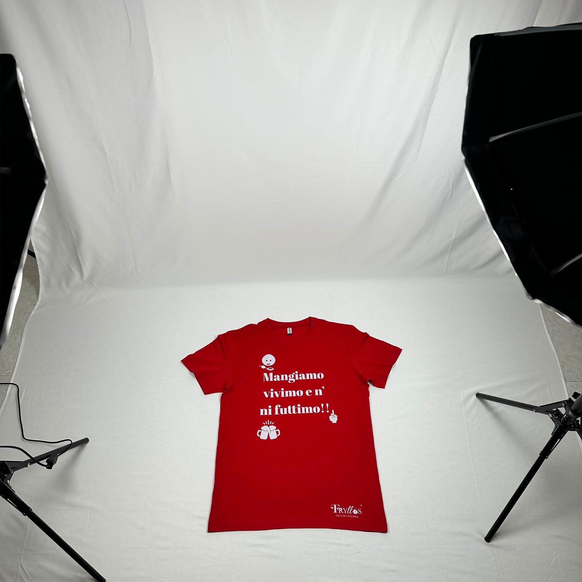 T Shirt - Mangiamo Vivimo e n' ni Futtimo